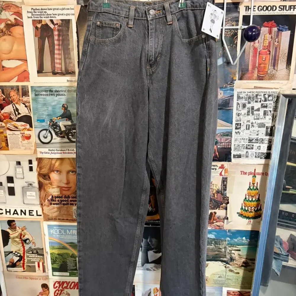 Y2K Levi’s “Super Baggy” Gray Washed Denim Baggy Skater Style Pants